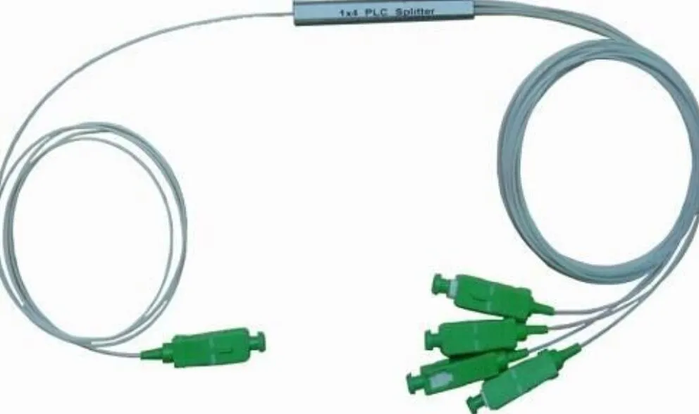 1*4 Fiber Optic PLC with SC/APC Connectors
