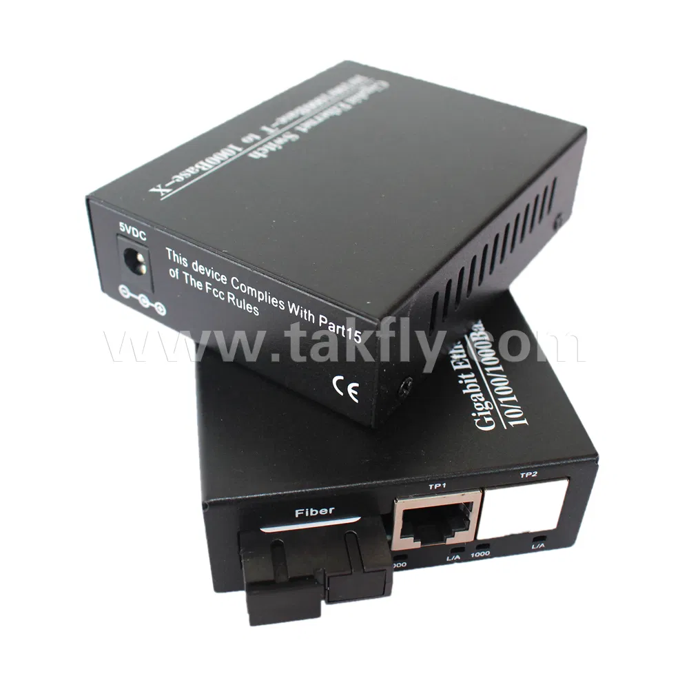 1000m Unmanaged Fiber Media Converter SC/SC 80km