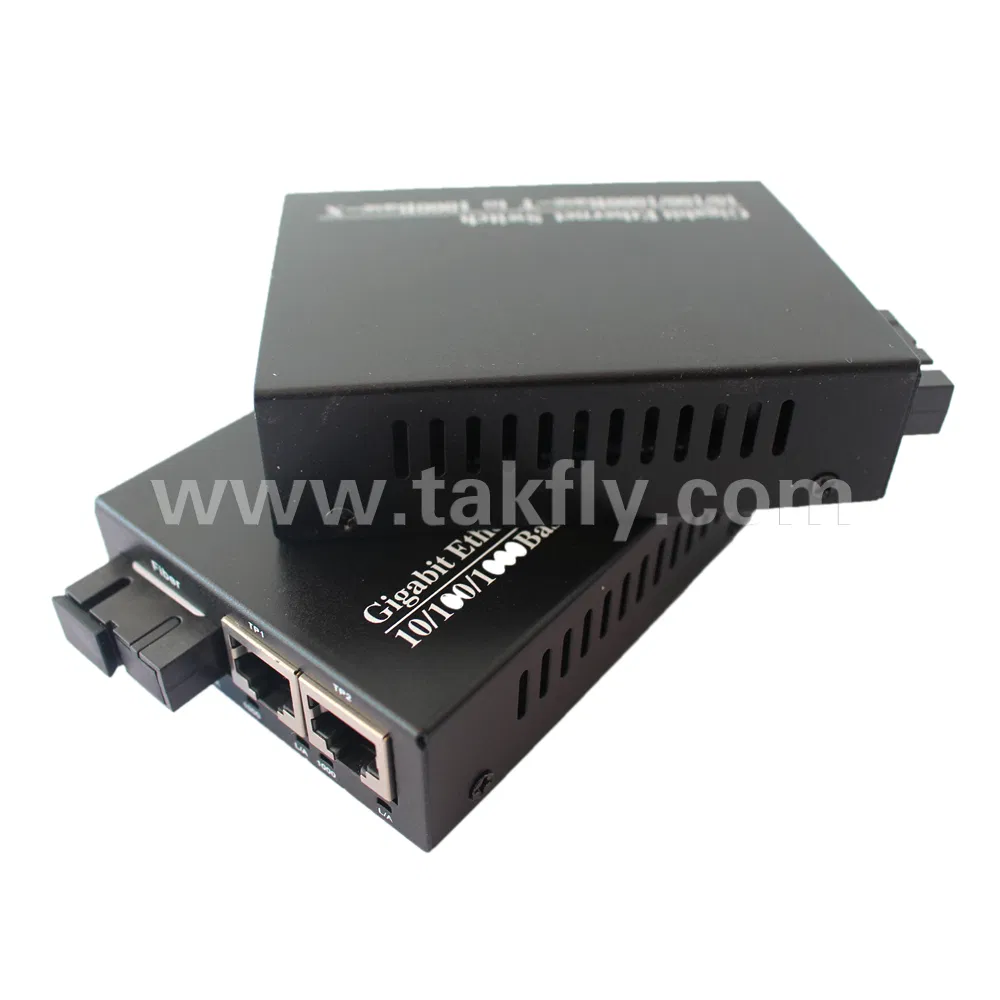 1000m Unmanaged Fiber Media Converter SC/SC 80km