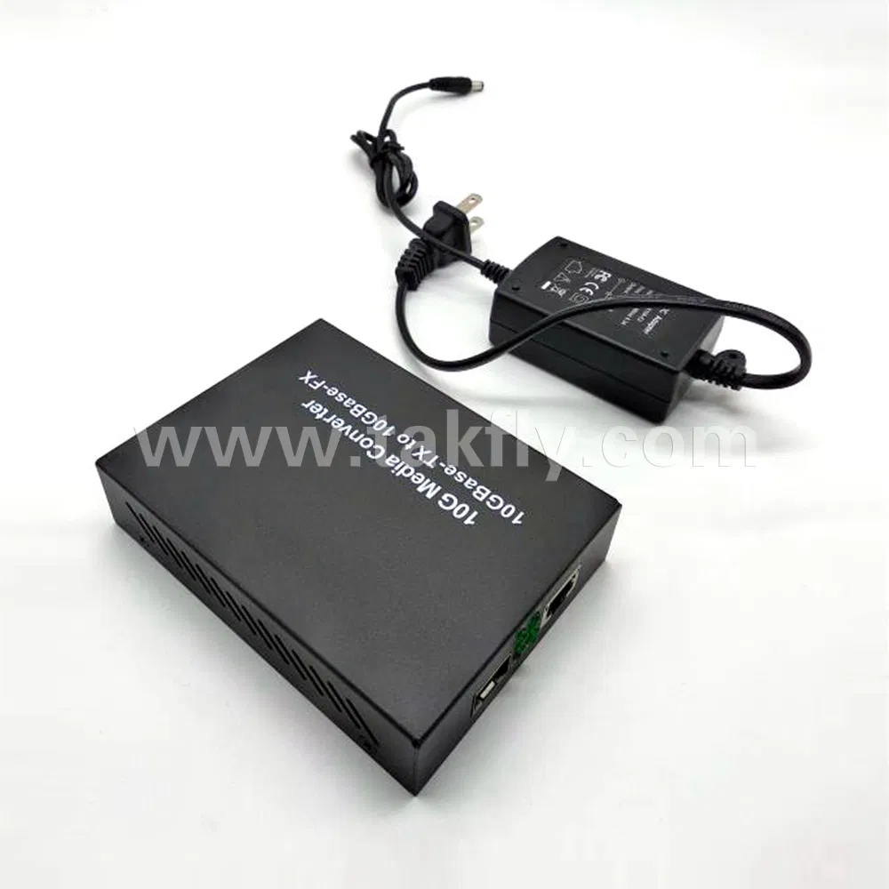 10g SFP Port Unmanaged Fiber Optic Media Converter