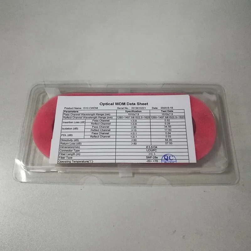 1510nm 3 Port 1X2 CWDM Mux Device