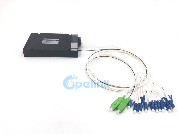 15CH CWDM Module, 0.9mm LC/PC ABS Box Mux+Demux Optical CWDM