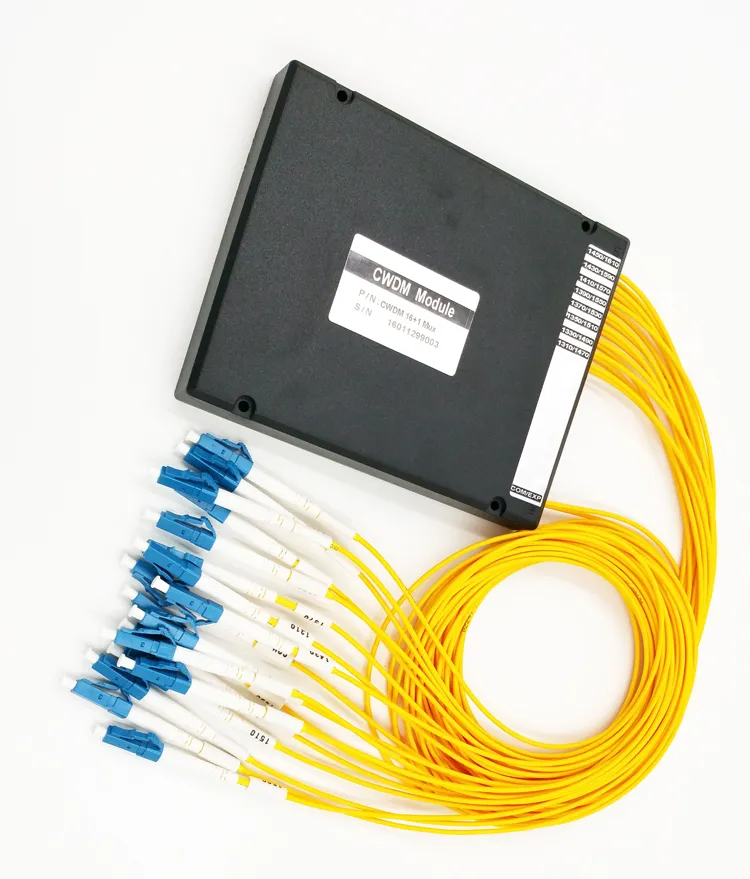 16+1CH 2.0mm LC/Upc ABS Box Optical Mux/Demux CWDM