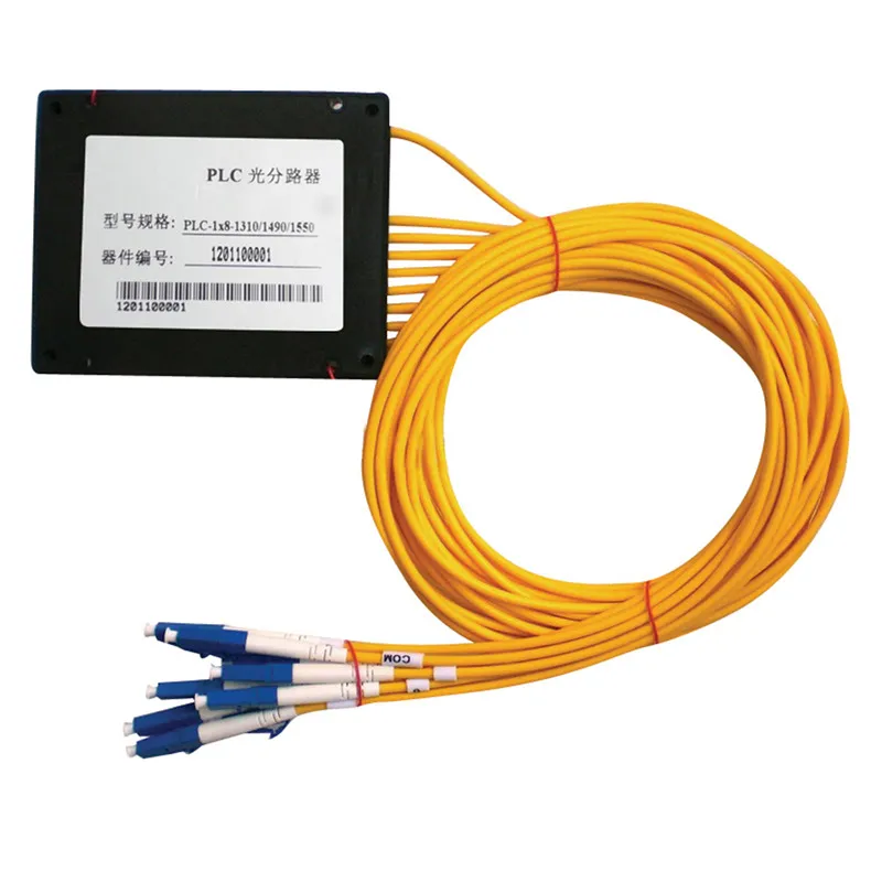 1X4 LC Upc ABS Box Fiber Optic PLC Splitter