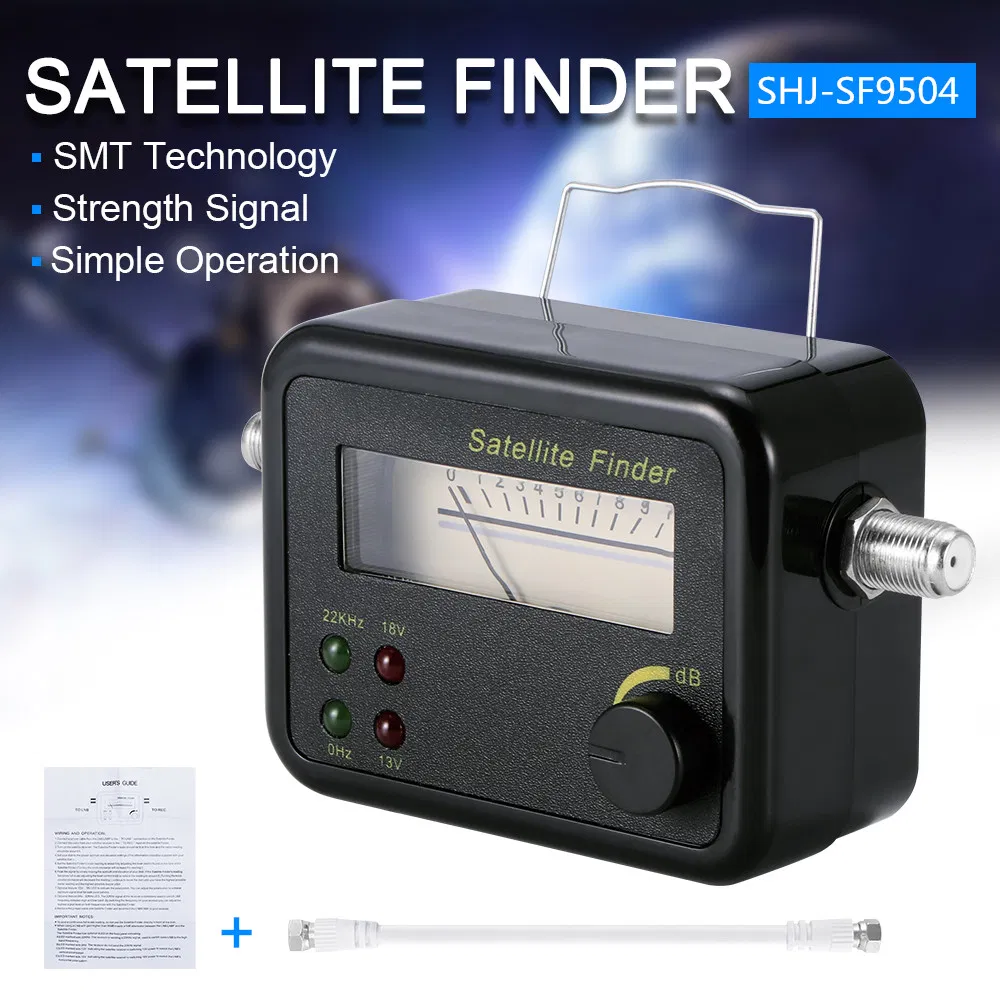 2 LED Lights Displayed Digital Satellite Finder