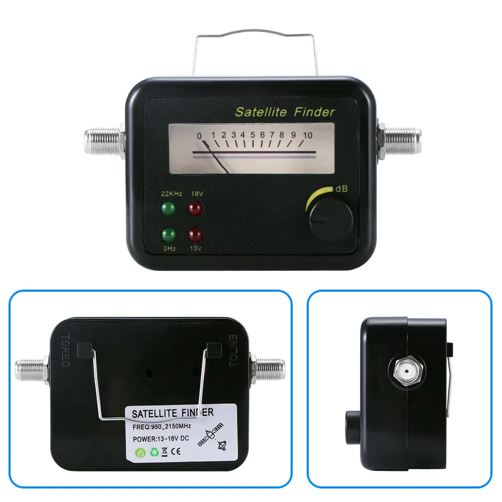 2 LED Lights Displayed Digital Satellite Finder