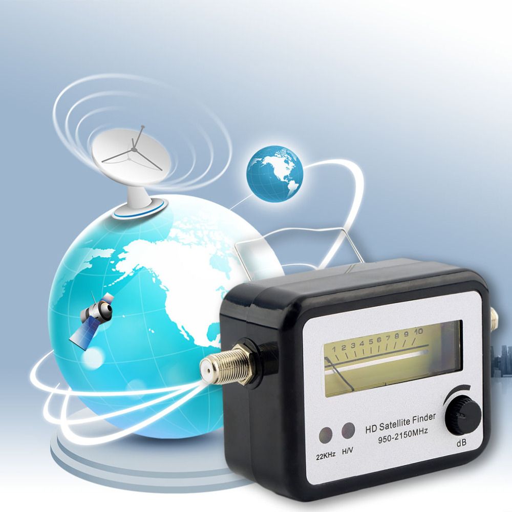 2 LED Lights Satellite Meter