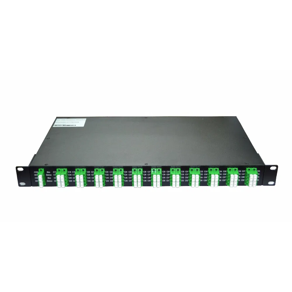 40 Channel Single Core DWDM Multiplexer 1ru 19" Chassis with LC/Upc Connectors
