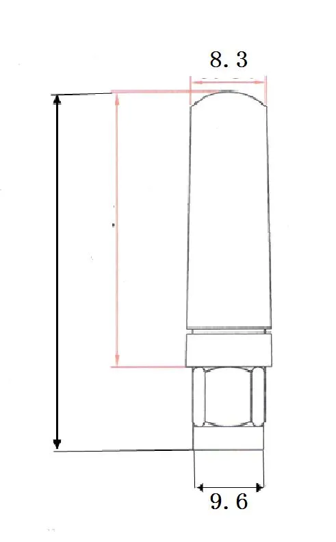 433MHz Portable Antenna with SMA Connector
