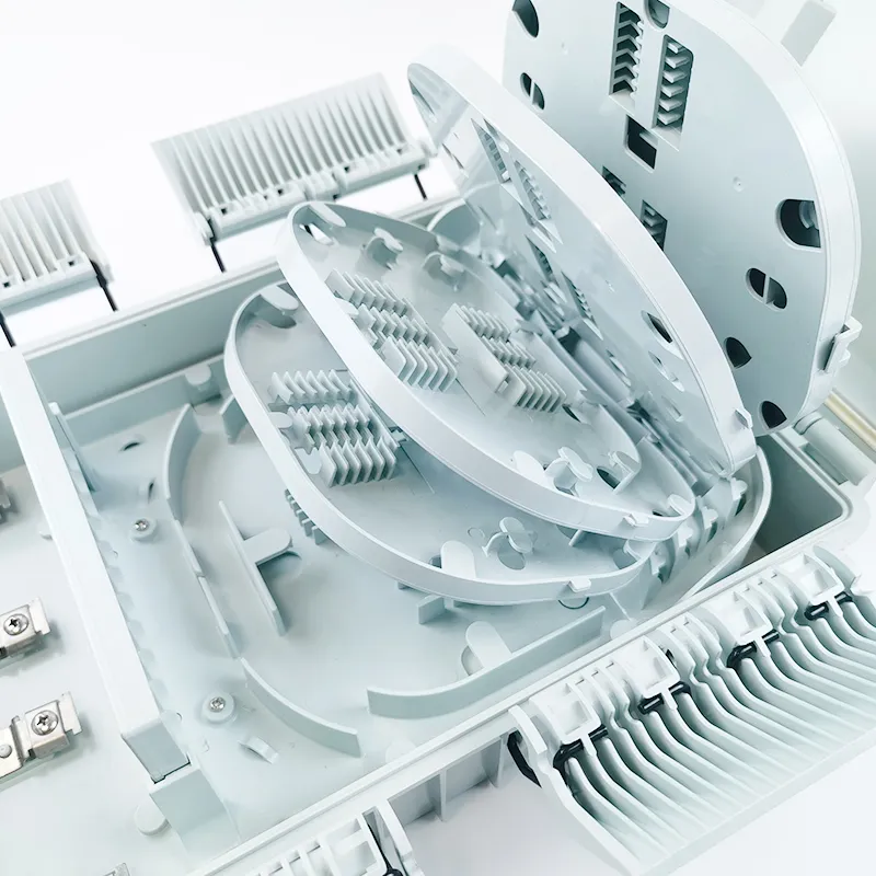 Abalone FTTH 12-24 Core Sc/FC/St/LC Rack Mount Splicing Fiber Optic Patch Panel/Termination Box/ODF