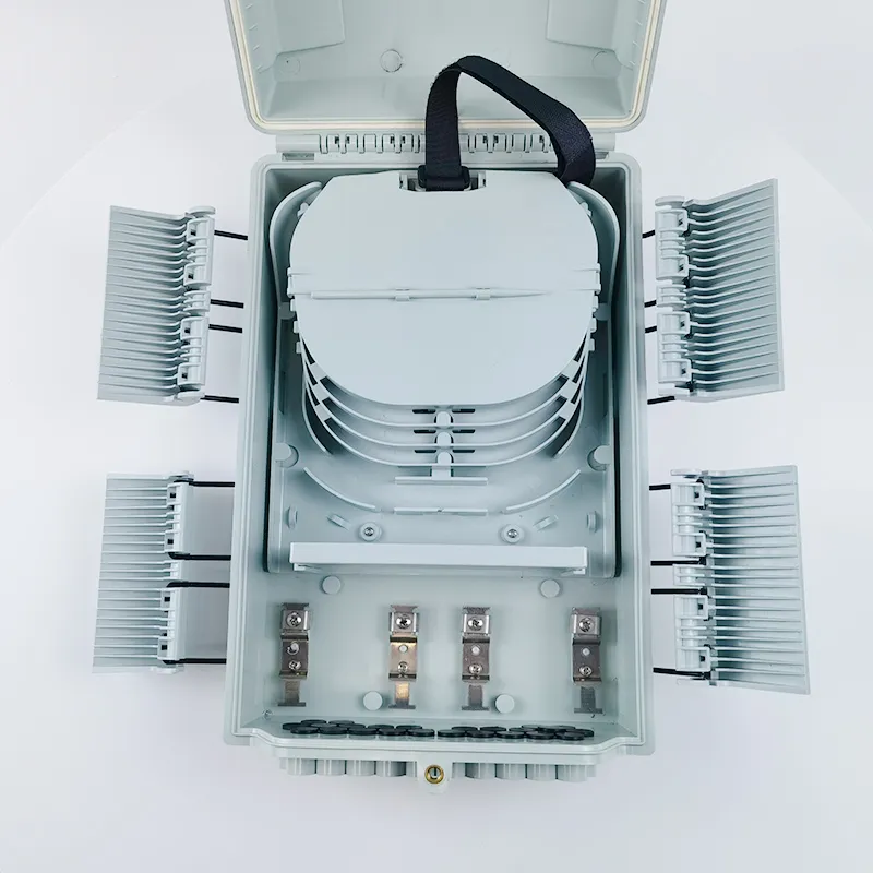 Abalone FTTH 12-24 Core Sc/FC/St/LC Rack Mount Splicing Fiber Optic Patch Panel/Termination Box/ODF