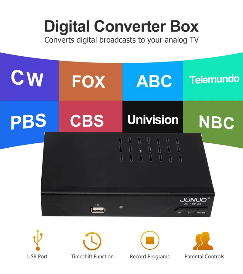 America Coby Mexico ATSC TV Tuner ATSC Converter Box