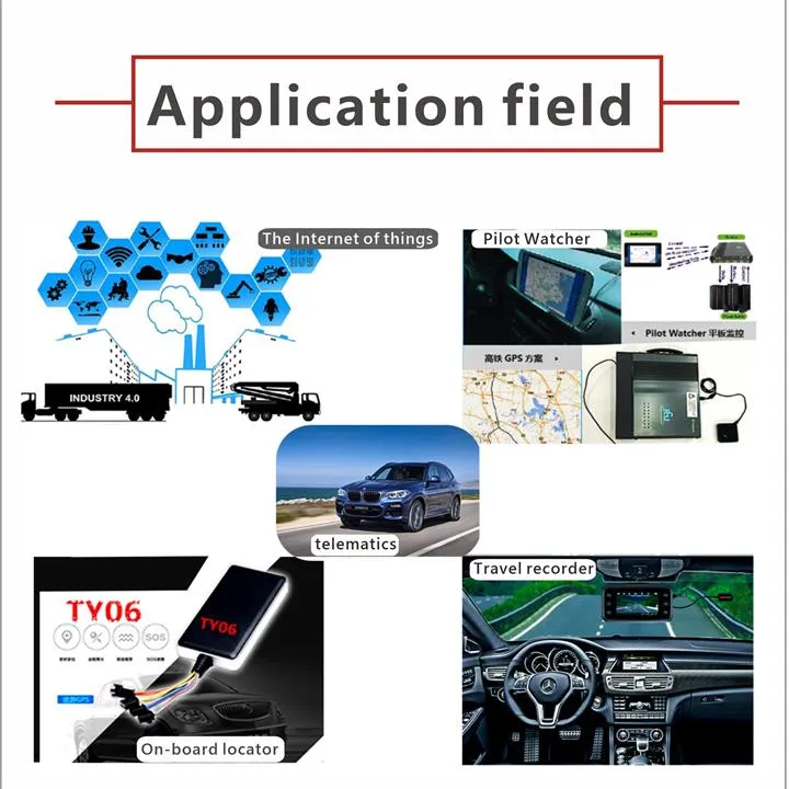 Black Small Size High Gain External Active GPS Antenna with Fakra