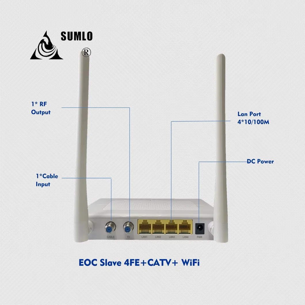 CATV Eoc Slave Coaxial Cable Ethernet Bridge