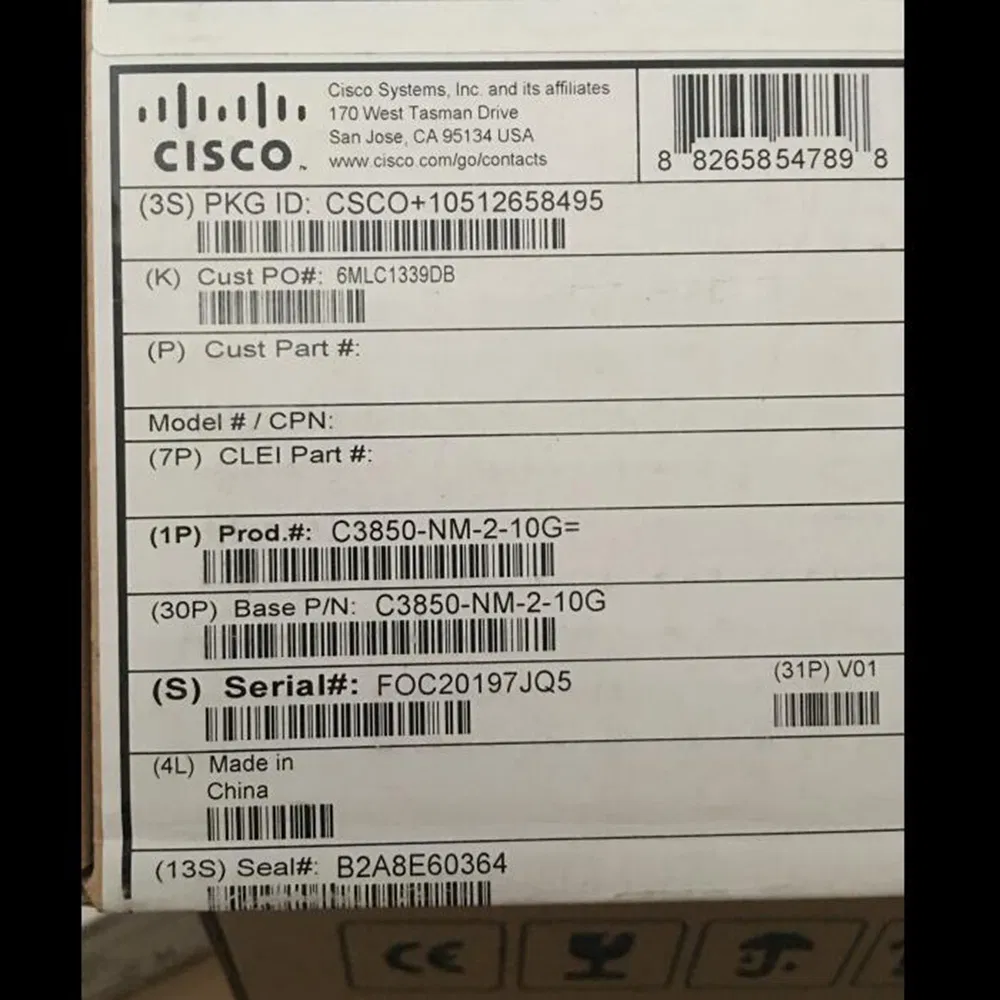 Cisco C3850-Nm-4-1g= Cisco Catalyst 3850 4 X 1ge Network Module Switch Optical Fiber Module