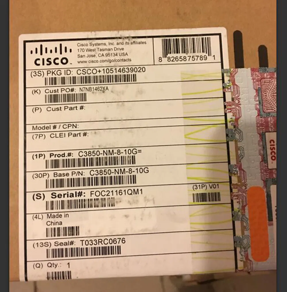 Cisco C3850-Nm-8-10g= Cisco Catalyst 3850 8 X 10ge Network Module Switch Optical Fiber Module