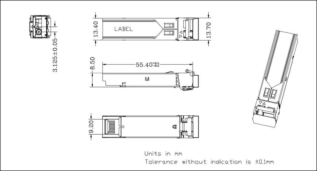 Compatible Cisco Systems Optical Modules Bidi SFP Simplex 1g 60km China Suppliers