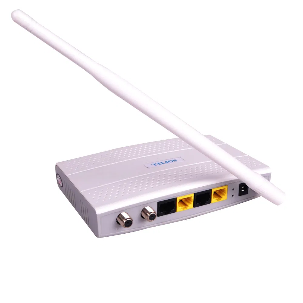 Ethernet Over Cable TV 4fe Eoc Con WiFi Y CATV Eoc Slave CATV