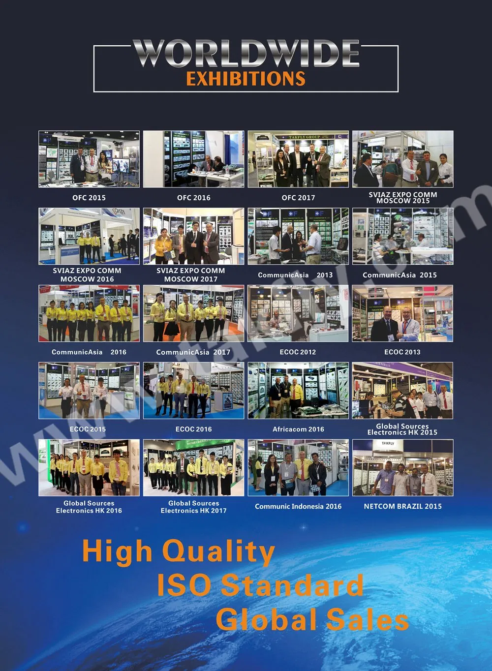 Fiber Optic 8+1 Channel ABS Box Mux/Demux CWDM Module