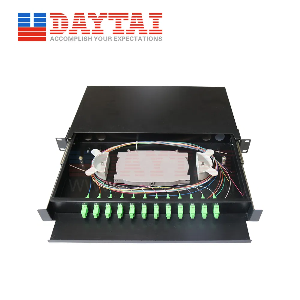 Fiber Optic Distribution Frame 12 Core Patch Panel ODF