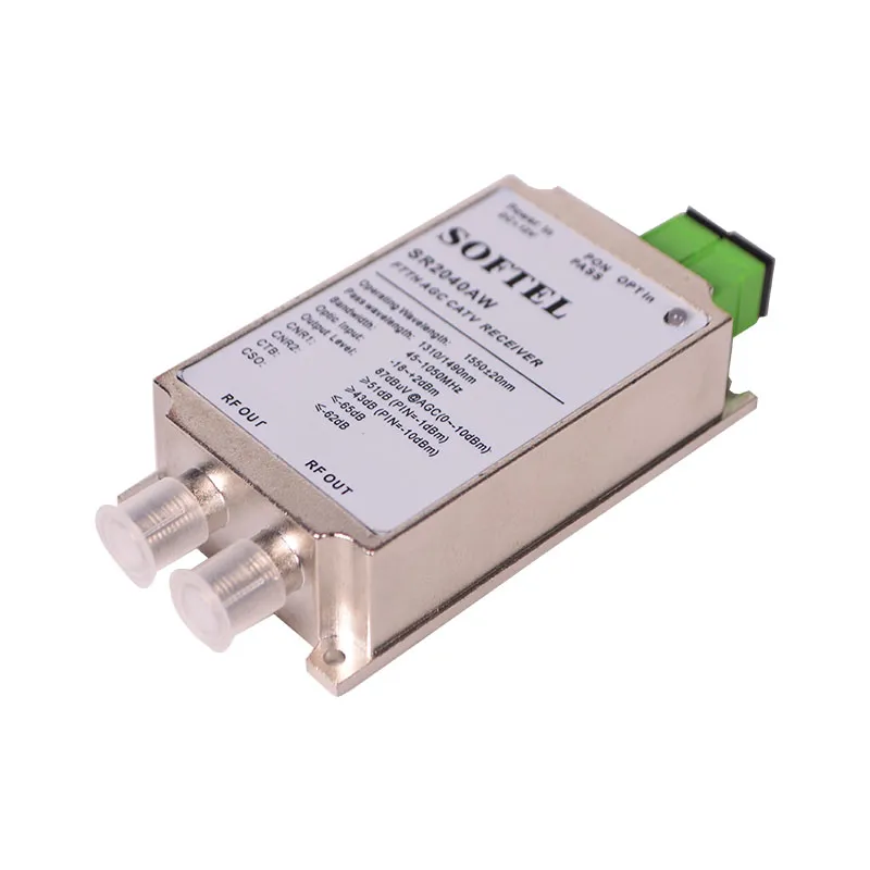 FTTH AGC CATV Receiver Node Optical Mini Receier Softel Mini Node