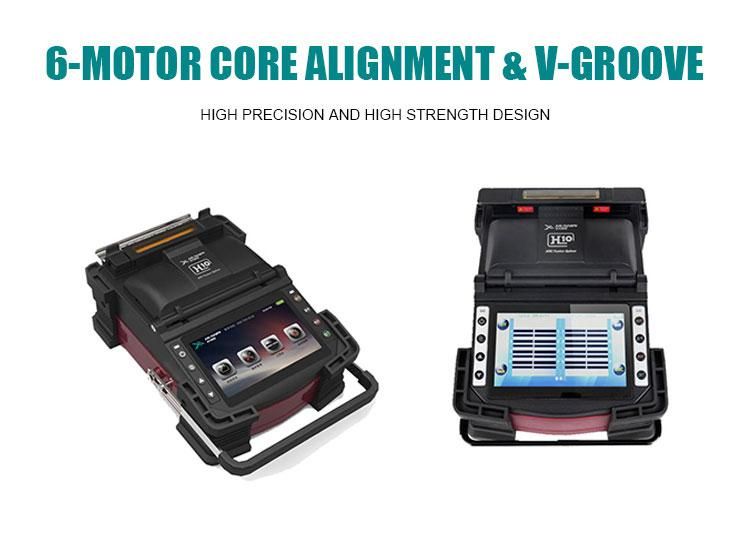 H10 Fusion Splicer Fiber Optic Networking Equipment for Datacom and Telecom