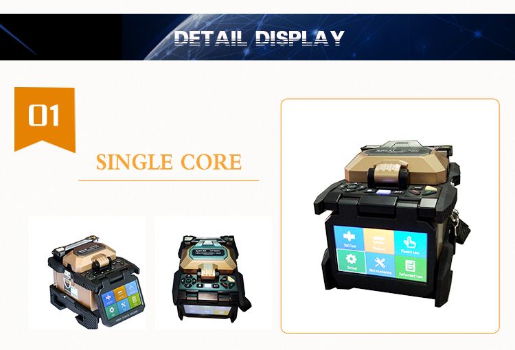 Heat Sealing Fiber Optic Cable Funsion Splicing Equipment Optical Splicing Machine