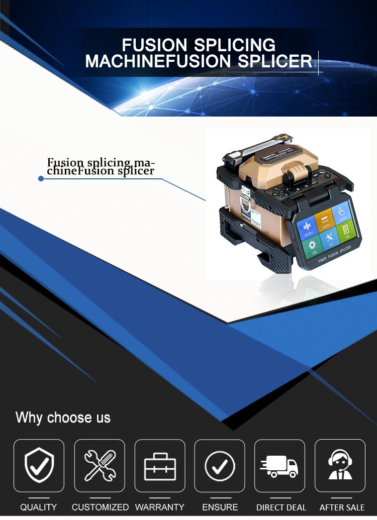 Heat Sealing Fiber Optic Cable Funsion Splicing Equipment Optical Splicing Machine