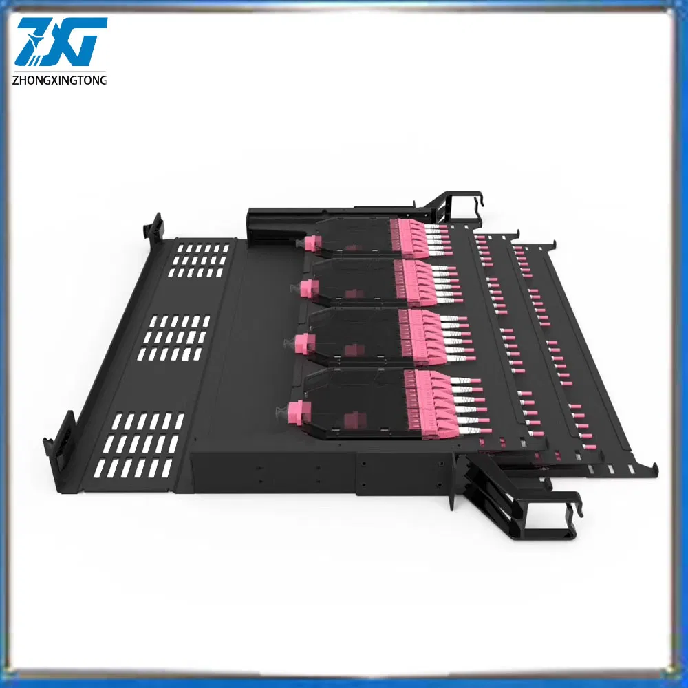 High Density 144 Core MPO Jumper Optical Distribution Frame Fiber Box