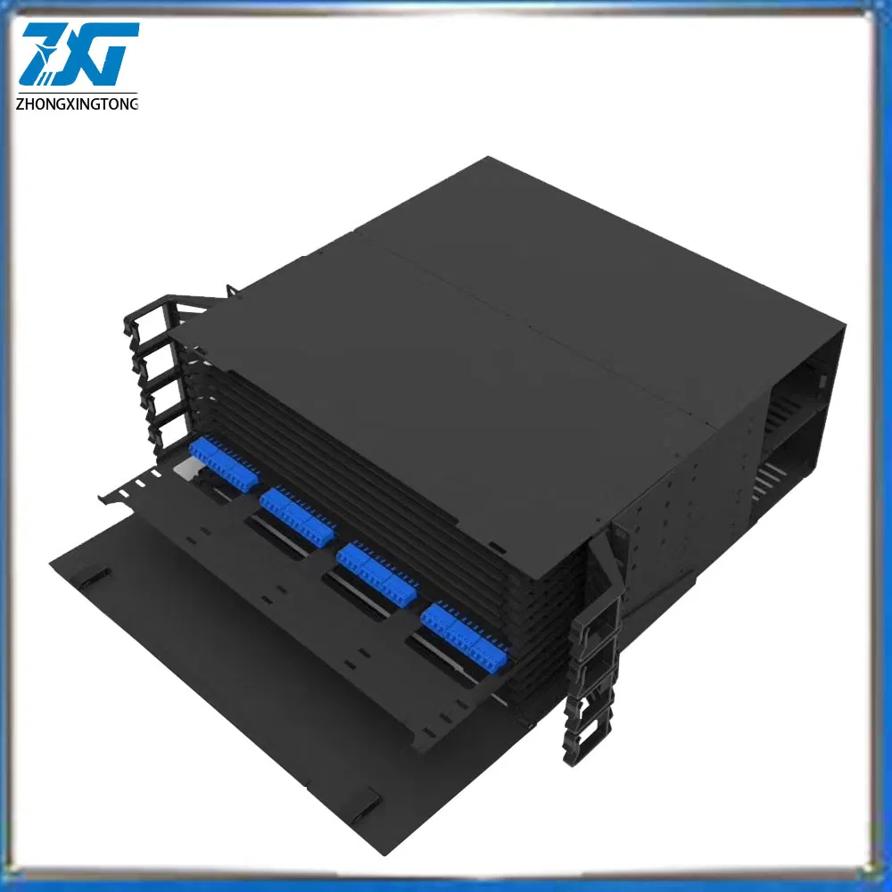 High Density 144 Core MPO Jumper Optical Distribution Frame Fiber Box
