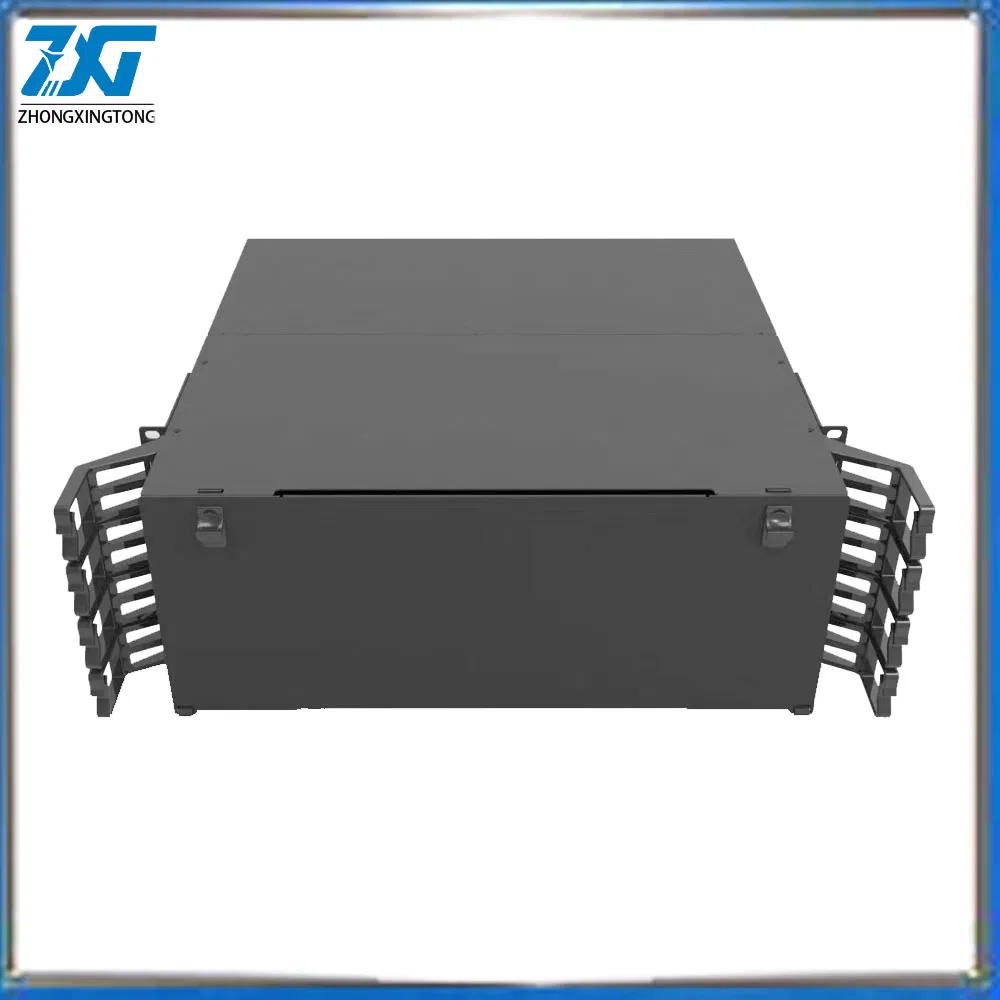 High Density 144 Core MPO Jumper Optical Distribution Frame Fiber Box