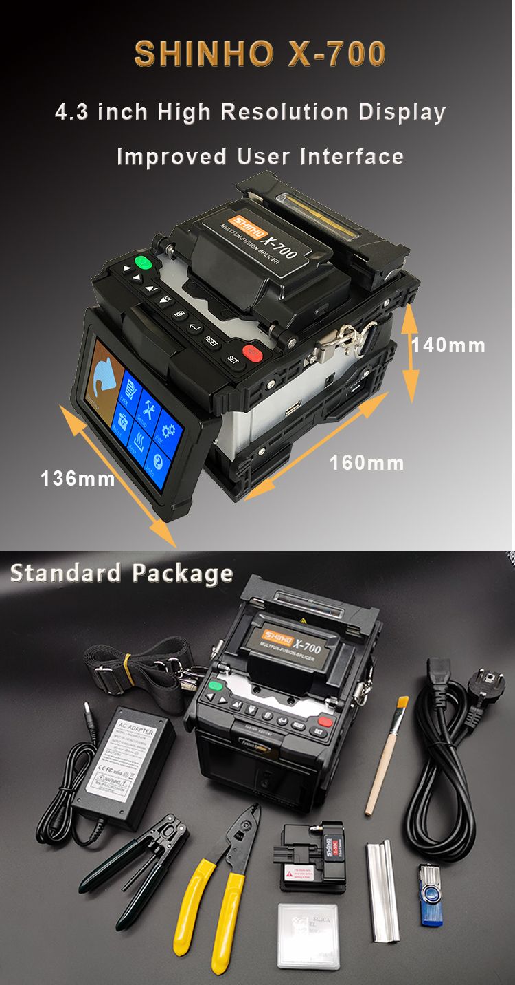 High Quality Automatic Splicing Machine X-700 Optical Fiber Fusion Splicer