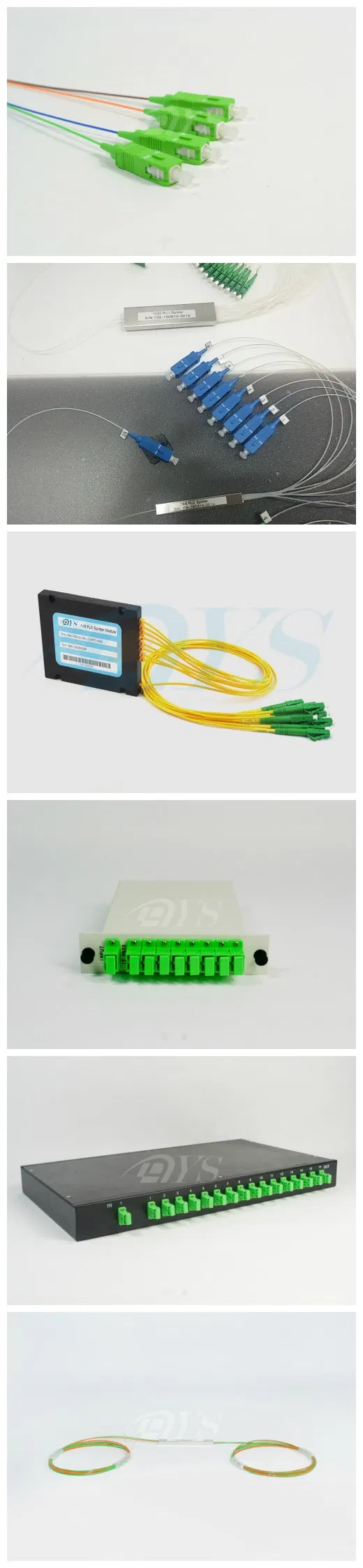 High Quality Low Insertion 1X2 PLC Splitter