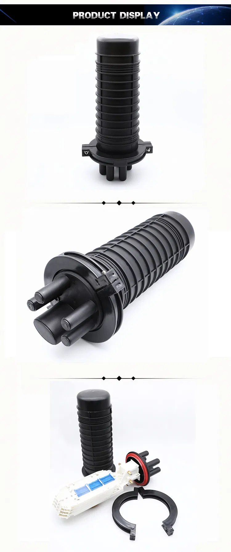 High Quality Optical Fiber Cable Joint Dome Fiber Optic Splice Closure
