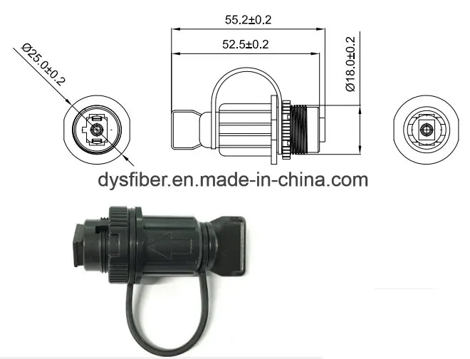 Hoptic/Mini Sc/Odva Waterproof Outdoor Adapter
