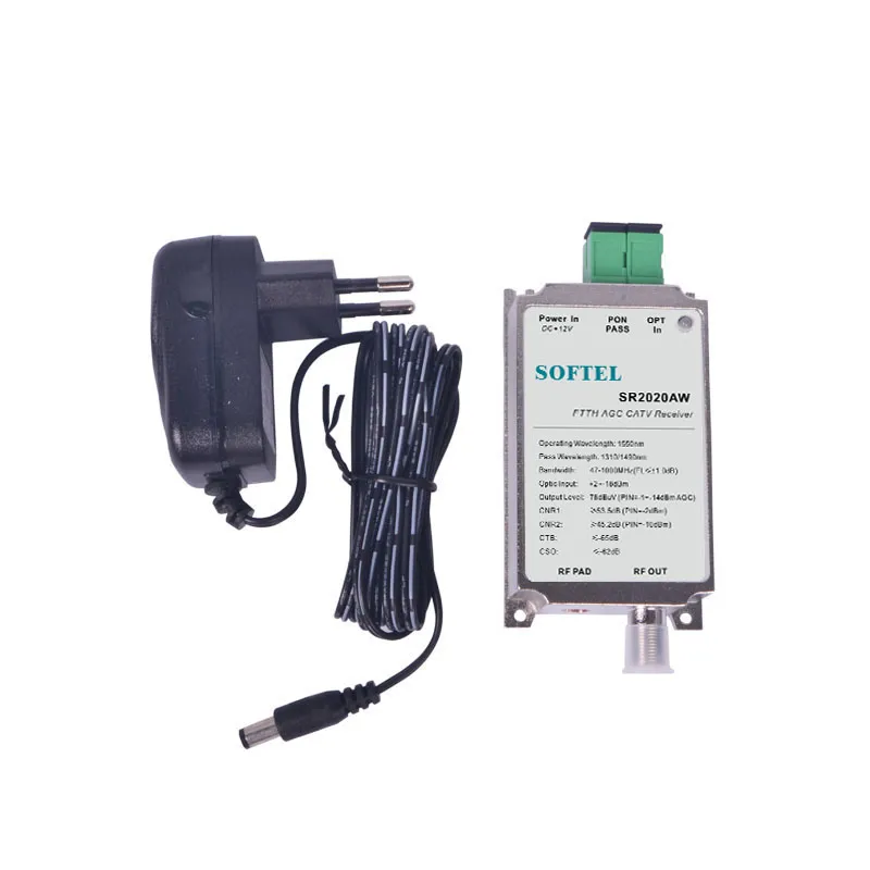 Mini Node FTTH Optical Receiver Build-in Wdm