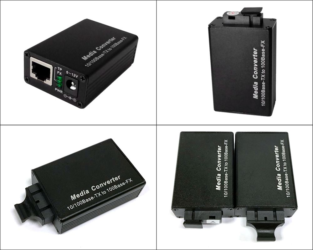 Mini SFP 10/100Mbps Fiber Optic Media Converter