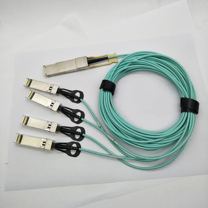 Optical Fiber 100g Qsfp28 to 4X 25g SFP28 Aoc Optical Active Cable