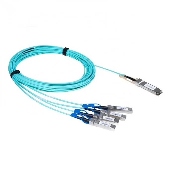 Optical Fiber 100g Qsfp28 to 4X 25g SFP28 Aoc Optical Active Cable