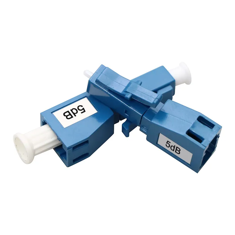 Plug-in Fixed Fiber Optic 5dB LC Single Mode Attenuator