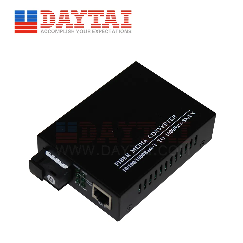Sc Single Mode 10/100/1000Mbps Media Converter