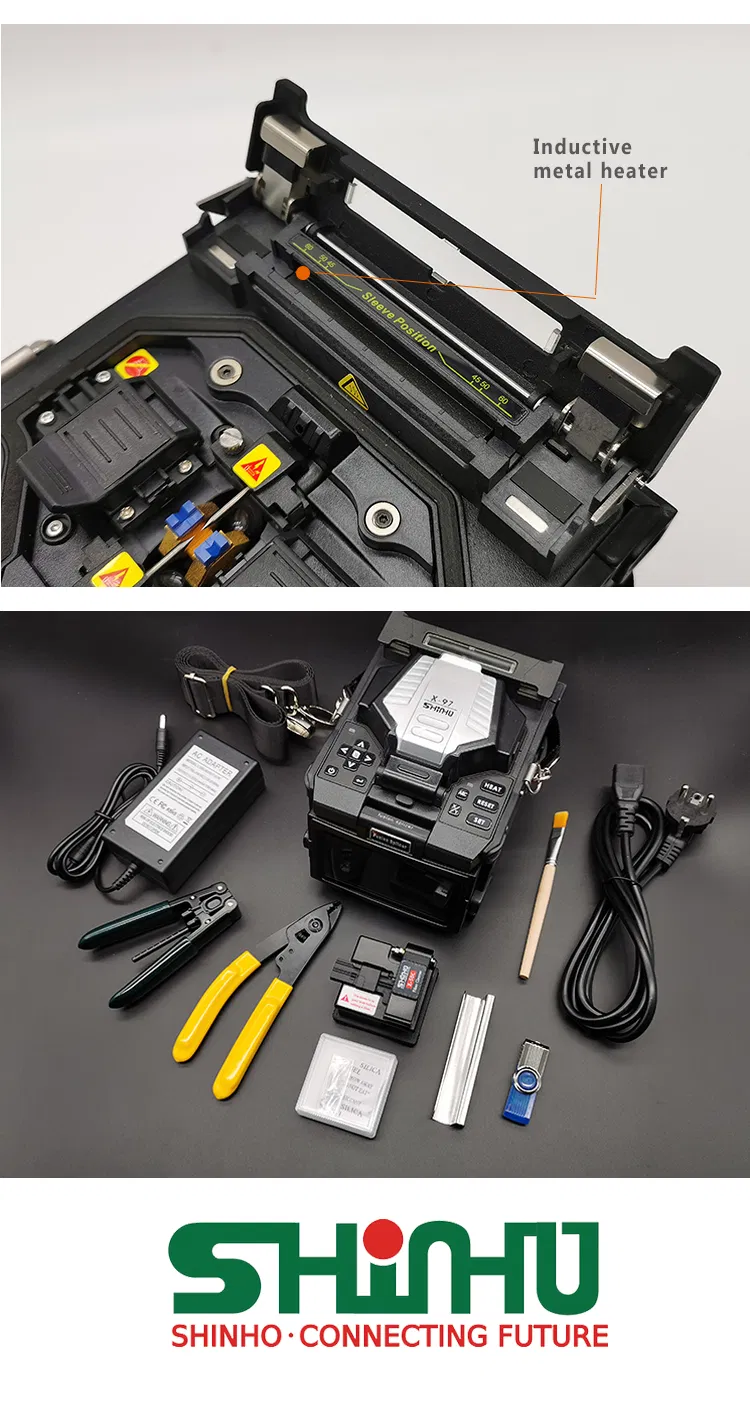 Shinho X-97 Robust Handheld Multifunction FTTH/FTTX Fusion Splicer Kit Automatic Arc Calibration