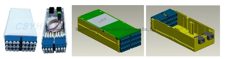 Slidable Rack Mounted Type 576cores MPO 19inch Fiber Optic Patch Panel Distribution MPO Cassette