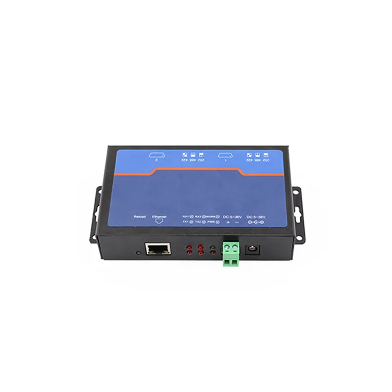TCP/UDP Data Package /RS232/RS485/RS422 2 Ports Serial to Ethernet Servers