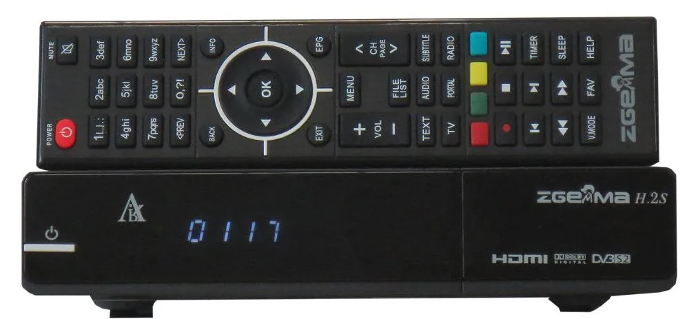 Twin DVB-S2 Tuner Satellite Receiver Zgemma H. 2s Enigma2 Linux Set-Top-Box