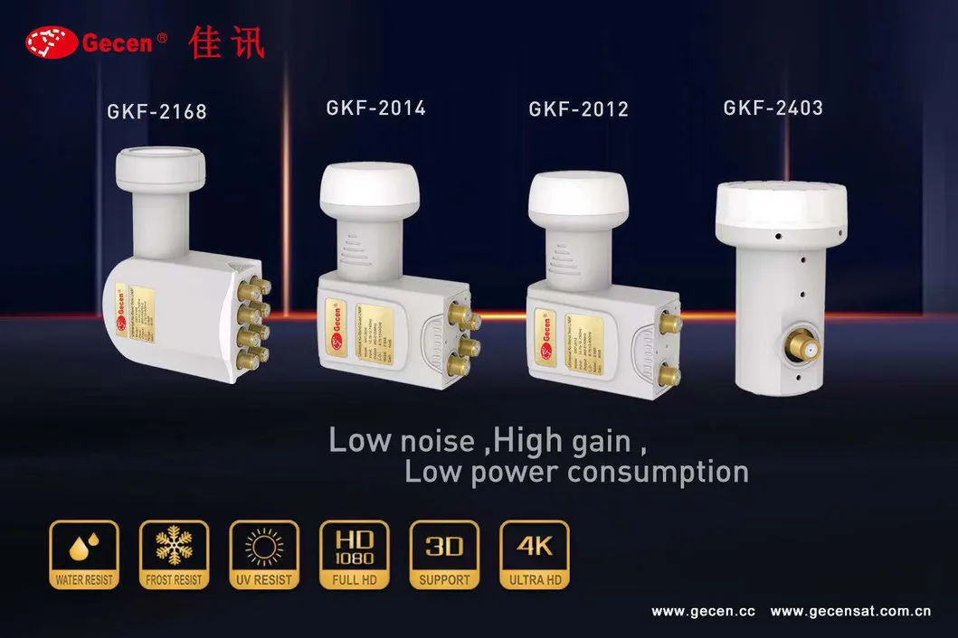 Universal HD Digital Satellite Waterproof Slide-Down Single LNB