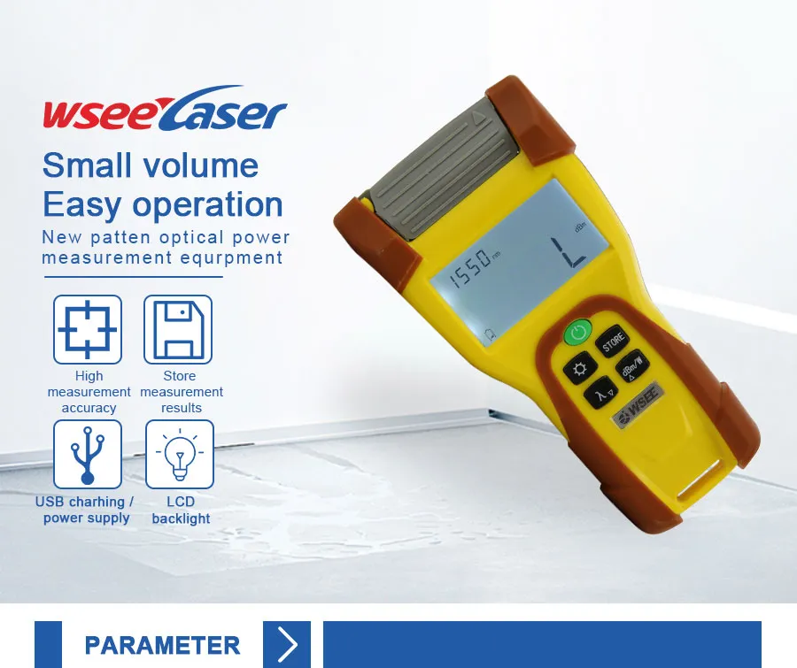 Wholesales FTTH Handheld Fiber Optical Laser Light Source Power Meter