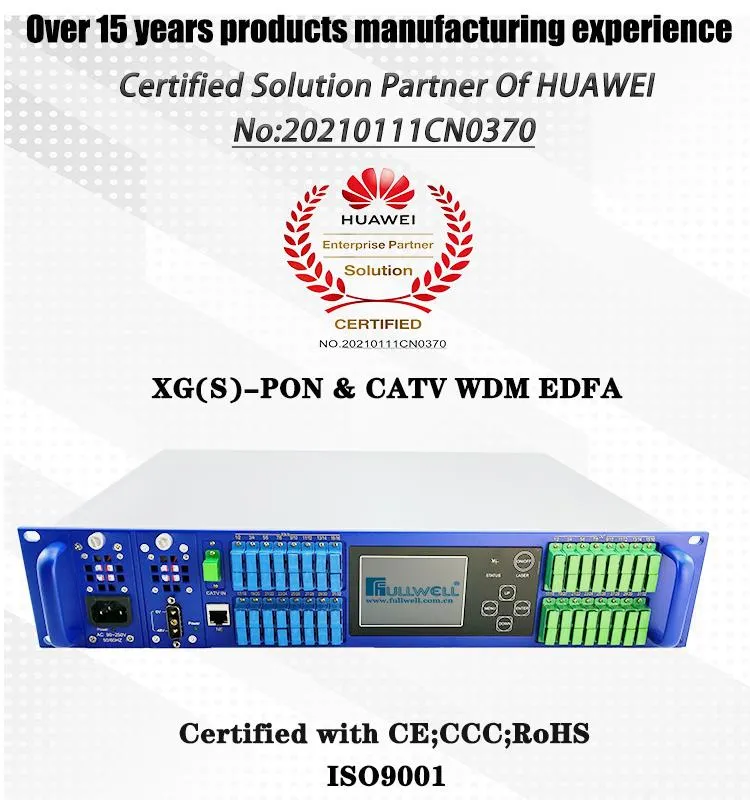 Xgs CATV Wdm Amplier with New Laser