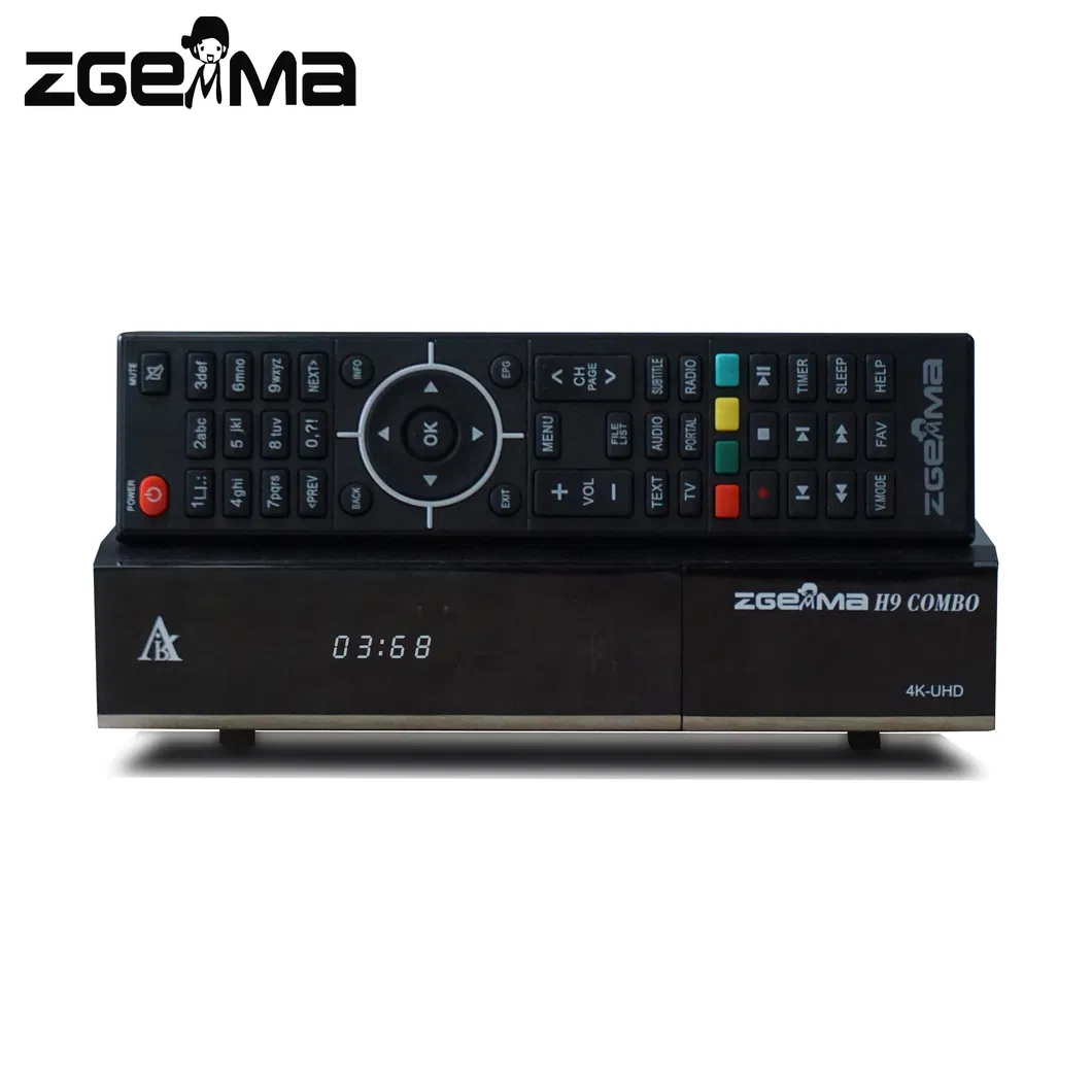 Zgemma H9 Combo DVB-S2X+DVB-T2/C Combo Tuner 4K Ultra HD Ci+ Combo Receiver